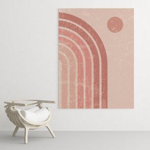 boho modern wall art Print, Value Poster Paper