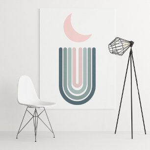 Boho modern wall art Print, Value Poster Paper