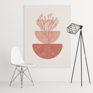 boho modern wall art Print, Value Poster Paper