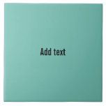 Boho Mountain Turquoise Ceramic Tile<br><div class="desc">Boho Mountain Turquoise solid colour</div>