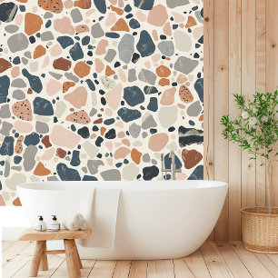 Boho Multicolor Terrazzo Wallpaper