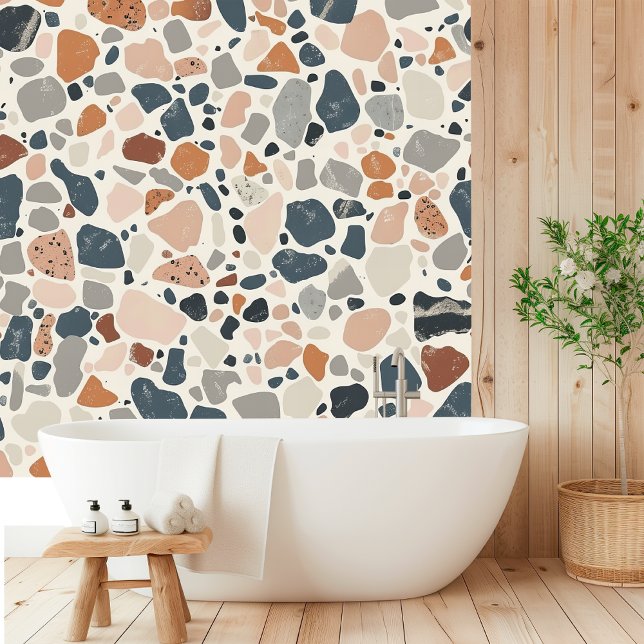 Boho Multicolor Terrazzo Wallpaper (Creator Uploaded)