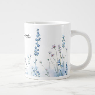 Boho Mummy’s Wildflowers Floral Aesthetic Large Coffee Mug