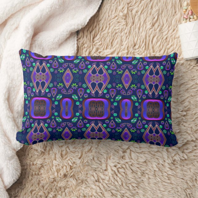 Boho My Treasure 0 Pattern Lumbar Cushion (Blanket)