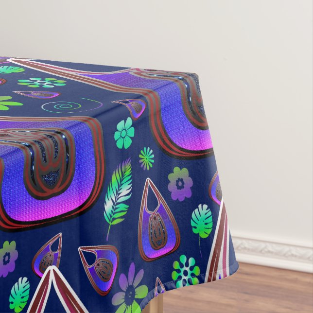 Boho My Treasure 0 Pattern Tablecloth (In Situ)