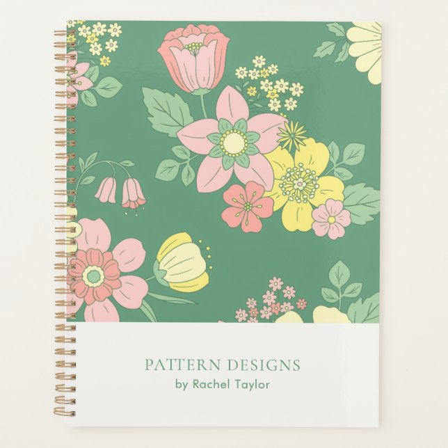 Boho Nature Floral  Planner (Front)