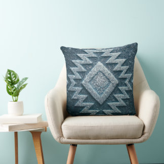 Boho Navajo Tribal Throw Pillow