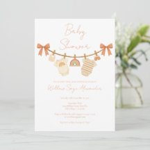 Boho Neutral Clothesline Baby Shower