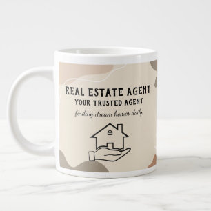 Boho Neutral Funny Realtor Coffee Mug