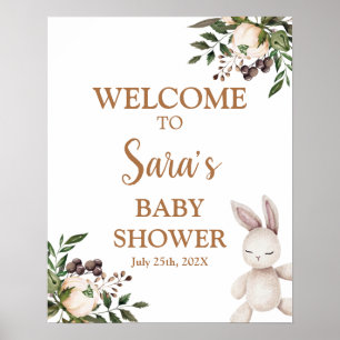 Boho Nursery Baby Shower Welcome sign