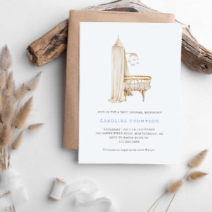 Boho Nursery Boy Baby Shower Invitation