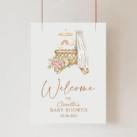 Boho Nursery Floral Crib Bassinet Baby Shower