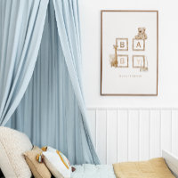 Boho Nursing Neutral Wood Block Letters