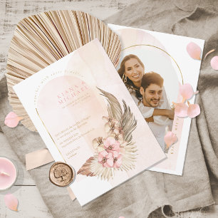 Boho Oasis Wedding Photo Template ID959