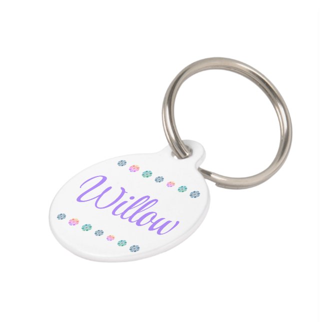 Boho Ombre Pet Tag (Side)