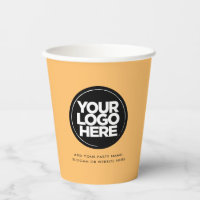 Boho Orange | Personalised Logo and Text