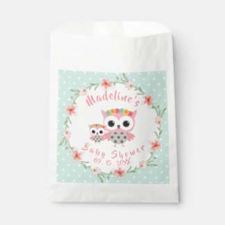 Boho Owl Baby Shower Favour Bag
