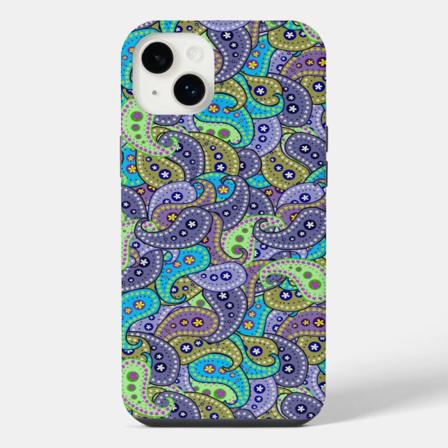 Boho Paisley iPhone Case (Back)