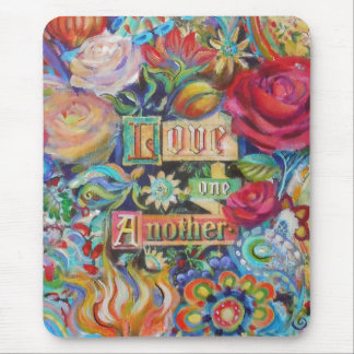 Boho Paisley Love Mousepad