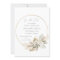 Boho Palm Pampas Grass Floral Save the Date