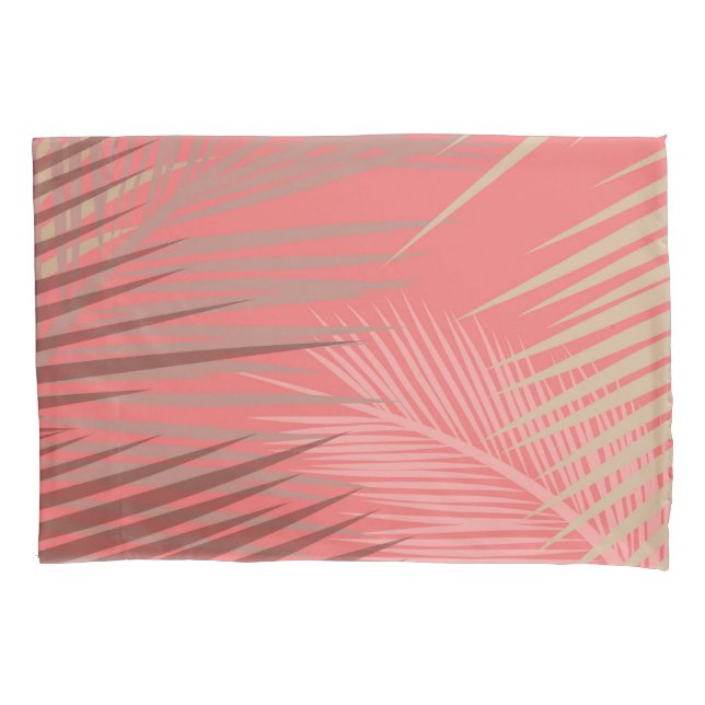 Boho Palm Pattern Pillowcase (Front)