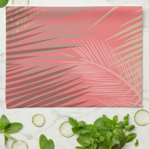 Boho Palm Pattern Tea Towel
