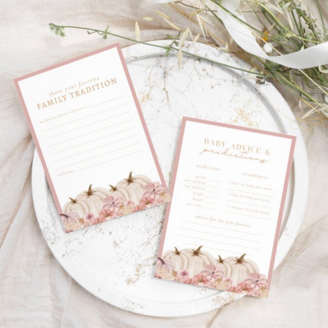 Boho Pampas Girl Pumpkin Baby Prediction Game (Creator Uploaded)