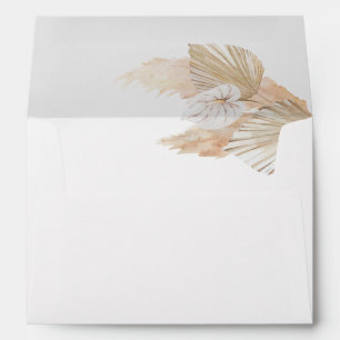 Boho Pampas Grass Envelope