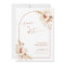 Boho Pampas Grass Save the Date Invite