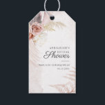 Boho Pampas Grass Terracotta Script Bridal Shower Gift Tags<br><div class="desc">Create your very own custom and personalised Pampas Grass Tan Bridal Shower Gift Tags with your shower details easily by simply clicking the "Personalise" button above. Use the "Customise it" button to further re-arrange and format the style and placement of text. Could easily be repurpose for other special events like...</div>