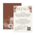 Boho Pampas Grass Terracotta Wedding Details