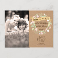 Boho Pastel Floral Wreath Rustic Wedding