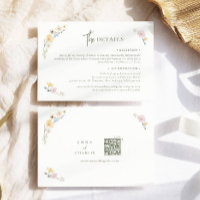 Boho Pastel flowers Elegant Calligraphy Wedding 