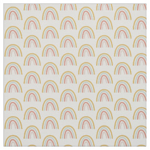 Boho Pastel Mini Rainbow Cotton Fabric