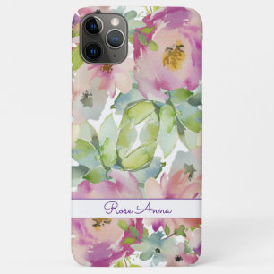 Boho Pastel Watercolor iPhone 11 Pro Max Case