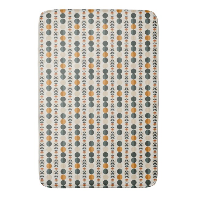 Boho Pattern Bath Mat (Front Vertical)