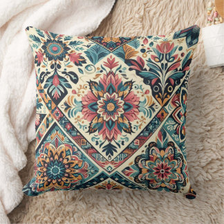 BOHO pattern Large Cushion