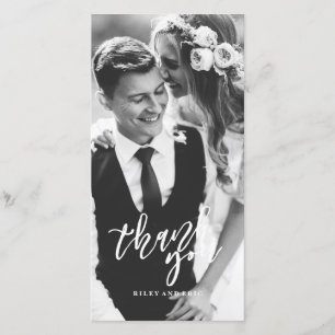 boho photo THANK YOU CARD