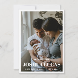 Boho Photo Wedding Save the Date Card