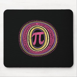 Boho Pi Day 3.14 Math Geek 1  Mouse Pad