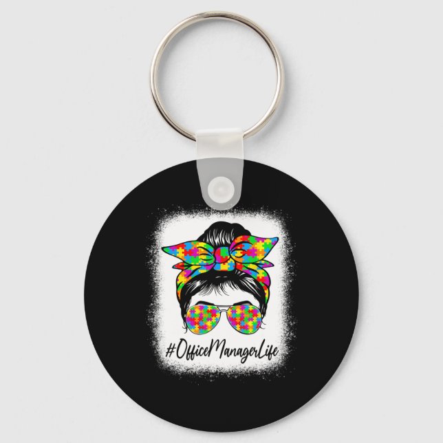 Boho Pi Day 3.14 Math Geek  Key Ring (Front)