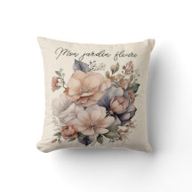 boho pillow my flower garden