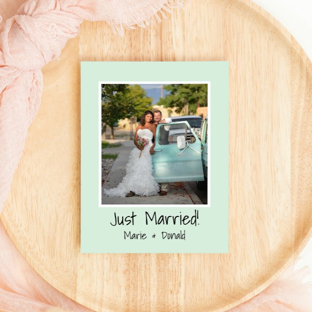 Boho Pink and Gold Feathers Just Married (Creator Uploaded)