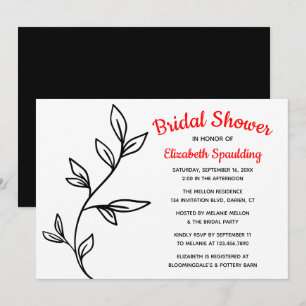 Boho Pink Bridal Shower Diamonds Tribal Wedding Invitation