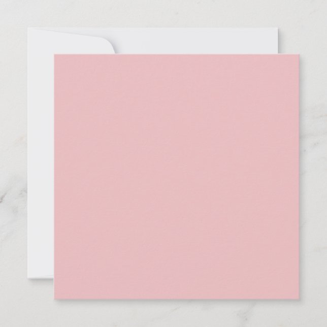 Boho Pink Solid Colour Card (Front)
