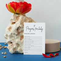 Boho Prayers for Baby Well Wishes for Baby shower