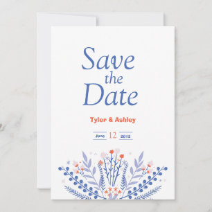 Boho Primitive Elegant Wedding Invitation