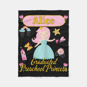 Boho Princess Alice 2026 Personalised Preschool Gr Fleece Blanket