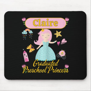 Boho Princess Claire 2026 Personalised Preschool G Mouse Pad