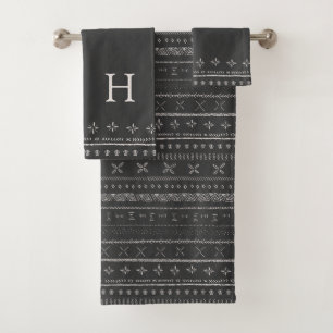 Boho Print Bath Towel Set